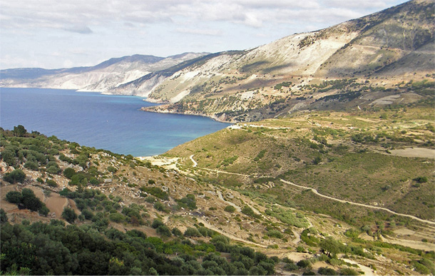 Photo of Thinia Valley - Kefalonia, Greece; Photo by Carolyn Pararas-Carayannis (c)2007